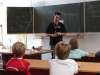 Markus Merkler, der Vorsitzende des Studio Haßloch, begrüßt die Kinder