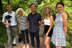 Dreh im Zoo Karlsruhe mit Frank Elstner 2022